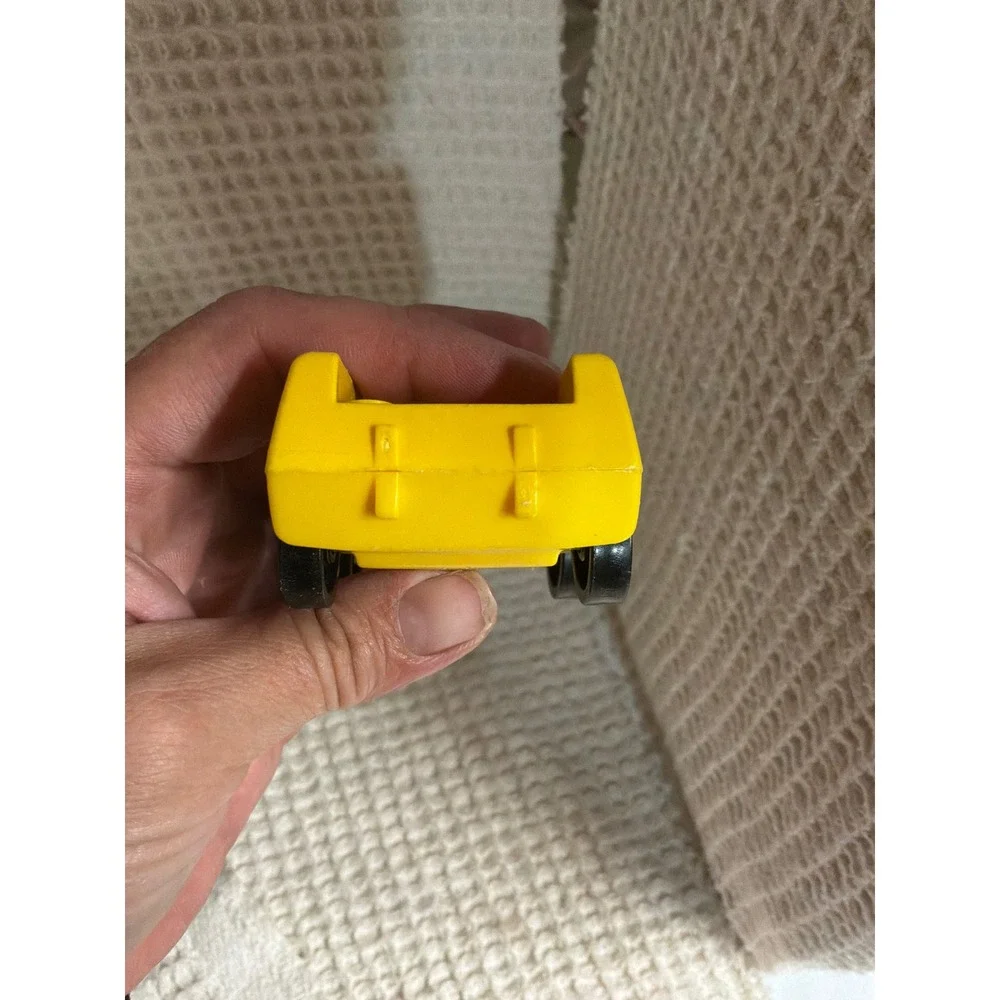 Vintage‎ Unisex Fisher Price Little People Taxi Cab Toy OS Yellow